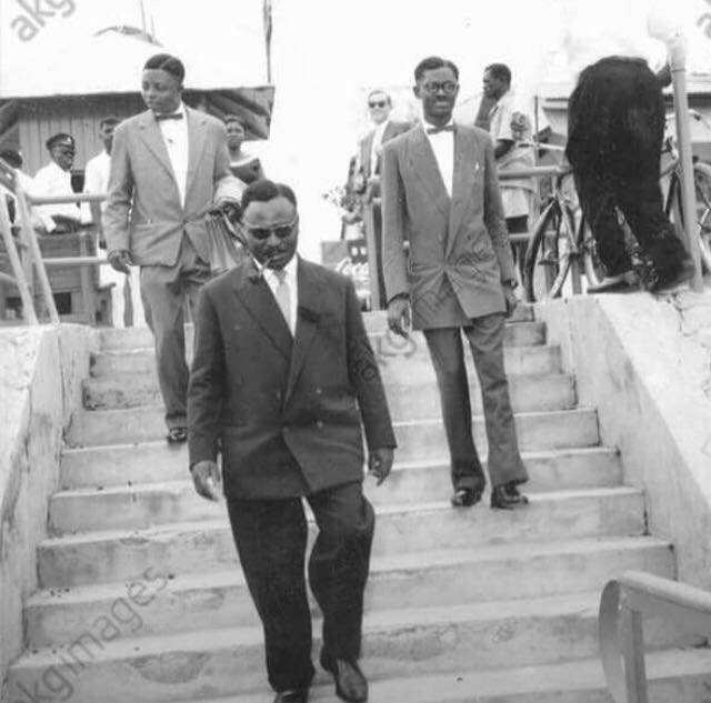 Diomi, Lumumba et Ngalula à la Conférence Panafricaine d’Accra